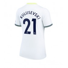 Tottenham Hotspur Dejan Kulusevski #21 Hemmatröja Dam 2022-23 Korta ärmar